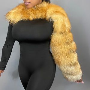 100% genuine Fox Fur Sleeve